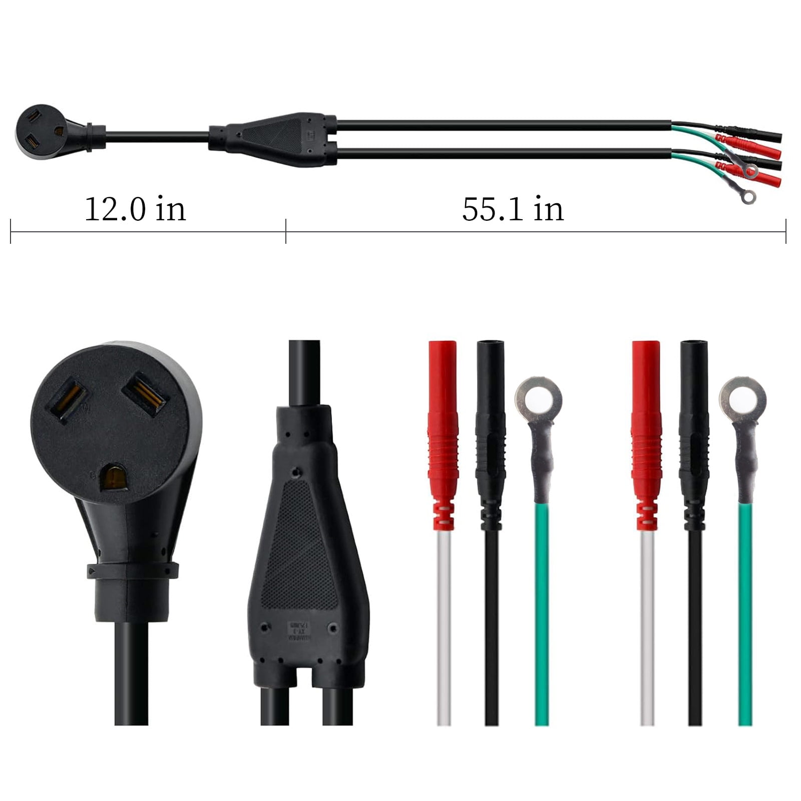PowerSmart PS5025-PK 9" Generator Parallel Cord Power Cable