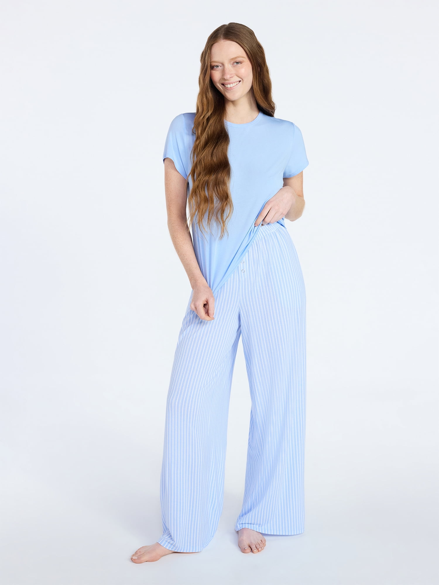 Joyspun Women’s Sleepwear Modal Pajama Long Pants, 30'' Inseam, Sizes S-3X