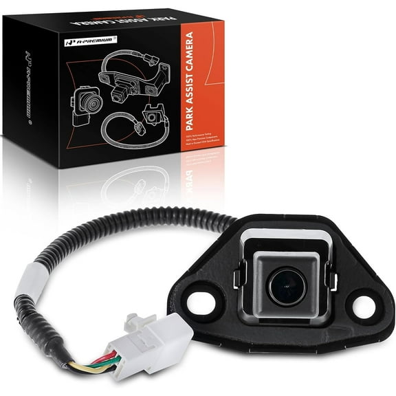 A-Premium Park Assist Camera Rear View Backup Reverse Camera Compatible with Select Lexus Models - 2010-2012 LS460, 2010-2012 LS600h - Replace# 8679050021