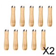 thumbnail image 1 of Colaxi 2x10Pcs Wooden File Handle Hardwood Woodworking with Metal Wood Rasp, 1 of 8
