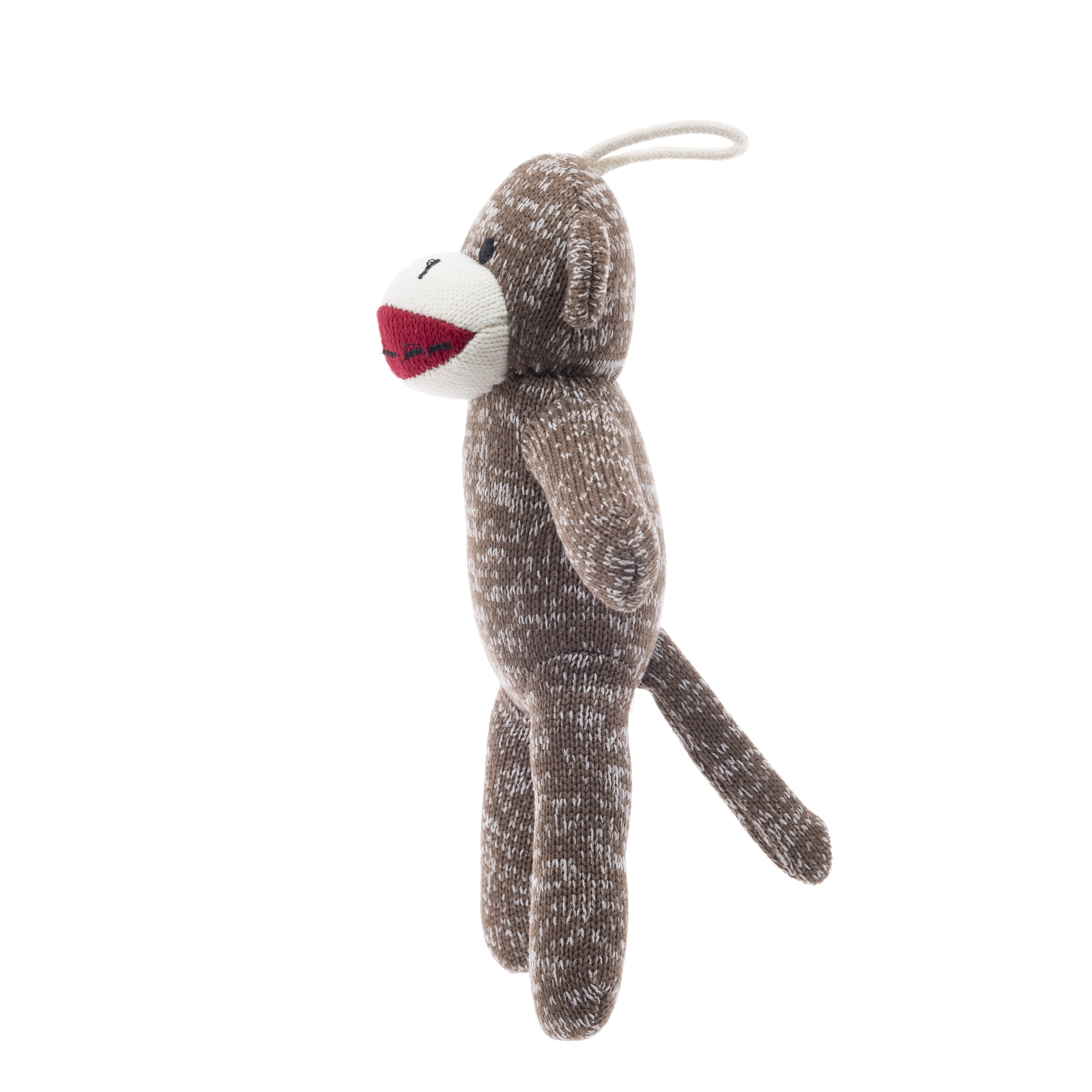 Vibrant Life Cozy Buddy Sock Monkey Dog Toy, Chew Level 1