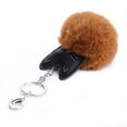 thumbnail image 5 of Naierhg Artificial Fur Fluffy Cat Key Ring Keychain Fashion Jewelry Bag Hang Accessories, 5 of 6