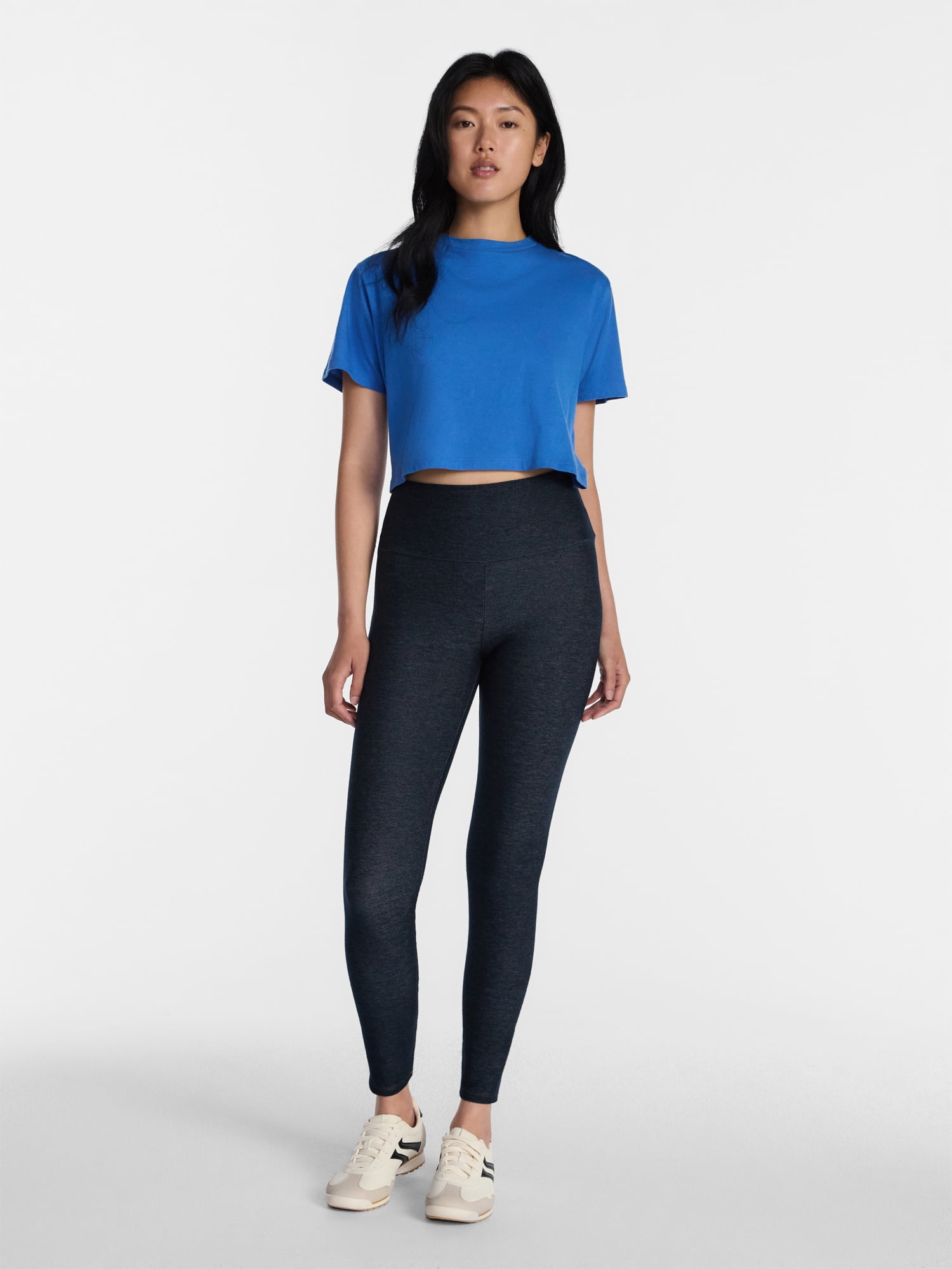 No Boundaries High-Rise Ankle Leggings, 27” Inseam, Women’s Sizes XXS-XXL