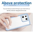 thumbnail image 2 of Case for Xiaomi Mi 13 Phone Case Slim Dropproof [Defend from Drop/Scratch/Slip/Fingerprint] Clear Acrylic Hard Back Soft TPU Bumper Hybrid Phone Cover for Xiaomi Mi 13-Blue, 2 of 16