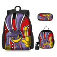 thumbnail image 1 of 3-piece Set, Magic Number Circus, Backpack, Pencil Case, Messenger Bag, Light, Unisex, Elementary School-HAPDEN, 1 of 4