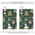 thumbnail image 4 of Yayeee Garden Flag 12" x 18" Double Sided Outdoor Yard Lawn Holiday Decorations, Green Christmas Trees, 4 of 6