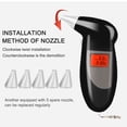 thumbnail image 4 of Portable Breath Tester Breathalyzer for and Car, 4 of 7