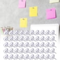 thumbnail image 2 of Heart Shaped Push Pins,Transparent Thumb Tacks,Cork Board Decorative Pins,Clear Plastic Heart Shape Rustproof Metal Needle Design,Cute Decorative Fastener for Poster Photo Map Cork Board,50 Pcs, 2 of 7