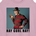 thumbnail image 3 of Nightmare on Elm Street - Hay Gurl Hay - Women's Racerback Tank Top, 3 of 5