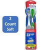 Colgate 360 Total Advanced Whitening Toothbrush, Soft - 2 Count