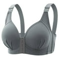 thumbnail image 2 of Daisy Front Closure Bras for Older Women, Wireless Full Coverage Comfort Bra, No Underwire Soft Cotton Bra for Everyday Support, 2 of 4