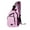 Pink, variant on Clearance! Women's Adjustable Crossbody Bag Convertible Chest Shoulder Bag With Multiple Pockets