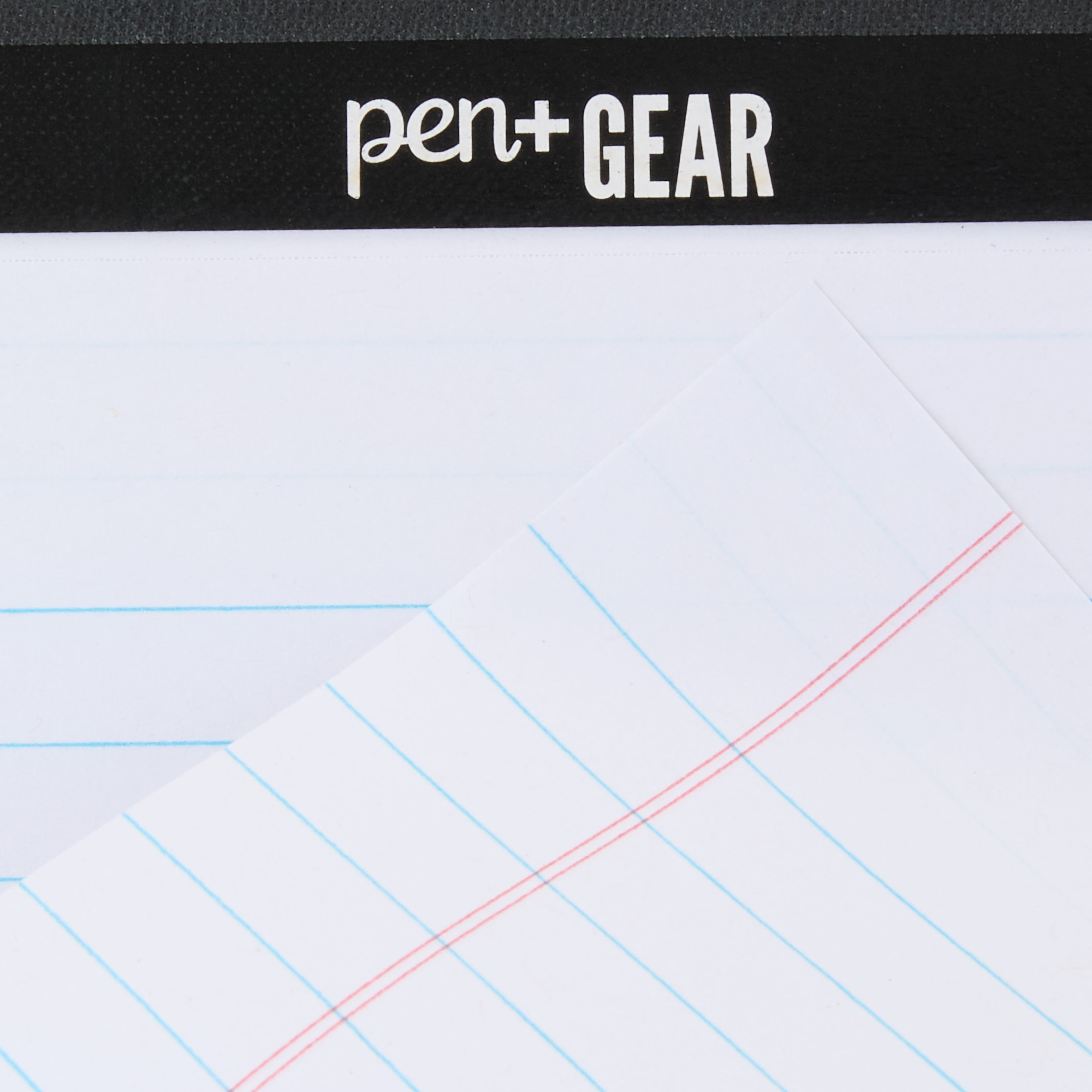 Pen+Gear Junior Legal Pads, Wide Ruled, 5"x8", White Paper, 50 Sheets per Pad, 12 per Pack