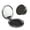 Round Shape, variant on Kdxio Mardi Gras Fleur de Lis Pocket Mirror, 1X/2X Travel Makeup Mirror 2-Sided Folding Small Mirror Portable Double-Sided Magnifying Cosmetic Mirror for Gift-Heart Shape