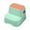 green, variant on JWQFBC Double up Toddlers Step Stool Anti Slip Lightweight Step Stool for Bathroom Sink green