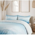 thumbnail image 6 of Ambesonne Nature Duvet Cover Set, Peaceful Fluffy Clouds, 2-Calking, Blue White, 6 of 7