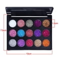 thumbnail image 4 of 15 Colors Eye Makeup Nudes Palette Matte Eyeshadow Pallete Glitter Powder Eye Shadow Set, 4 of 4