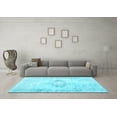 thumbnail image 3 of Ahgly Company Indoor Rectangle Persian Light Blue Traditional Area Rugs, 7' x 9', 3 of 4