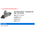 thumbnail image 2 of Rear Wheel Cylinder - Compatible with 2006 - 2011 Kia Rio 2007 2008 2009 2010, 2 of 2