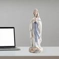 thumbnail image 4 of European Style Ceramics Christianity Jesus  The Virgin Mary Statue Ceramic Decorative Small Ornaments Desktop Decorations - Type A, 4 of 6