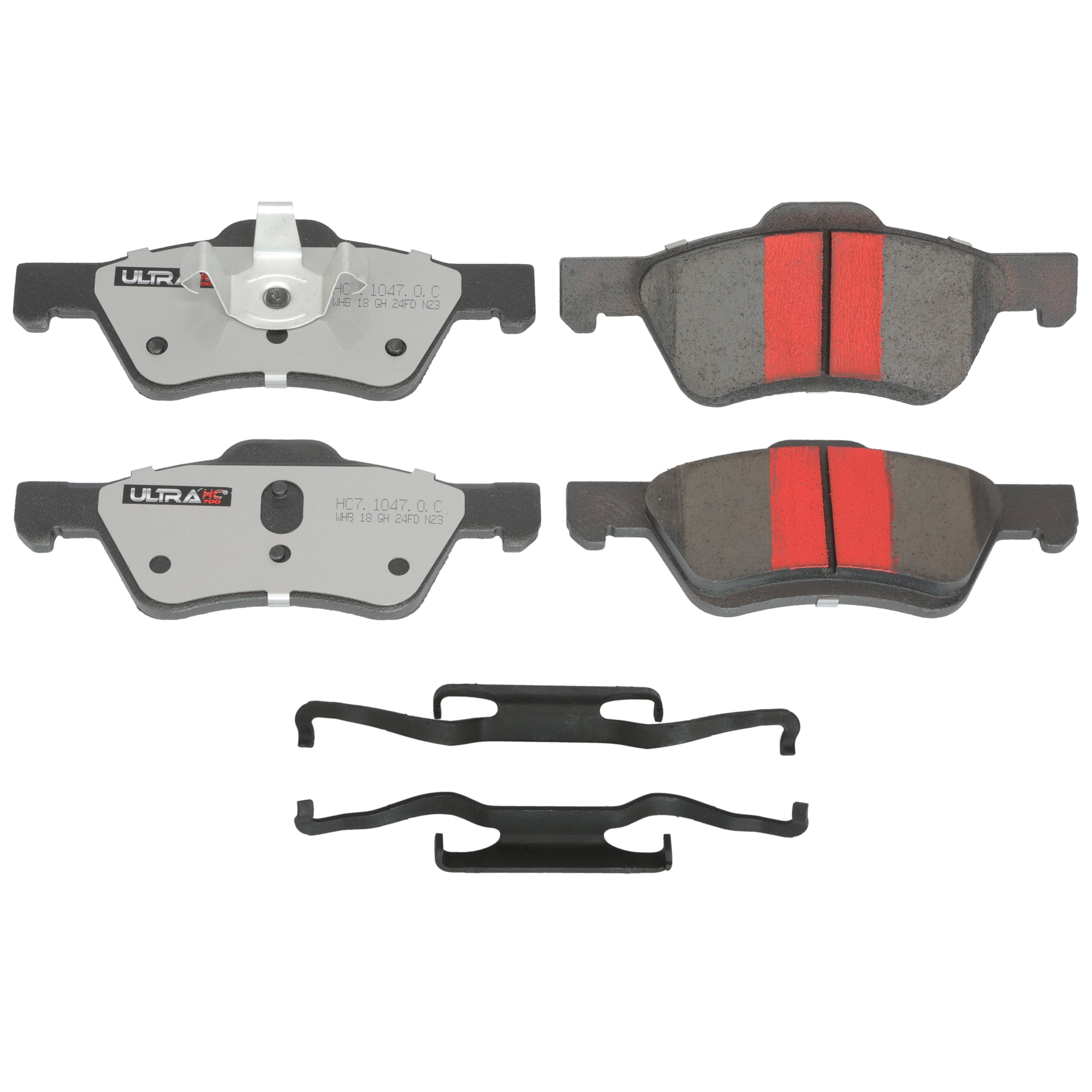 UltraHC 700 Brake Pad Set, Front HC7.1047.0.C, Ford Escape 2010-2005