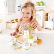 Hape Wooden Tea Set for 2 Teapot Party Pretend Kitchen Play Children Kids Toy