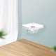 thumbnail image 2 of Glass Soap Dish Soap Holder with Drain Tray Home Decor for Bathroom Hotel Kitchen Keeps Soap Dry and Clean, 2 of 4