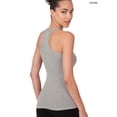 thumbnail image 3 of Stretchy Rbbed Knit Racerback Tank Top Cotton/Spandex (S-3X), 3 of 4