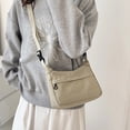 thumbnail image 3 of Faraee Crossbody Bag for Women Nylon Waterproof Shoulder Purse Large Capacity Messenger Bag Lightweight Antitheft Casual Pocketbooks Khaki, 3 of 9