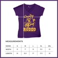 thumbnail image 7 of Country Girl Rodeo Women's V-Neck T-shirt Vintage Cowgirl, 7 of 7
