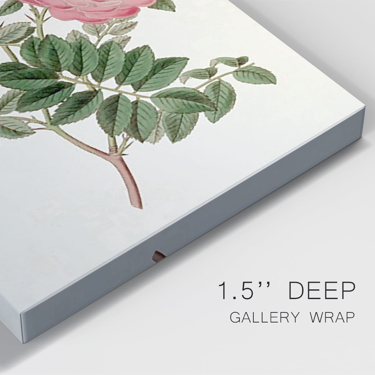 Pink Floral Mix I Premium Gallery Wrapped Canvas - Ready to Hang