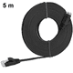 thumbnail image 2 of Cable de red de parche Ethernet RJ45 blindado plano Cat6, enchufe chapado, cables STP para enrutador de computadora de alta velocidad, red LAN Ethernet MFZFUKR 2035271-6, 2 of 9