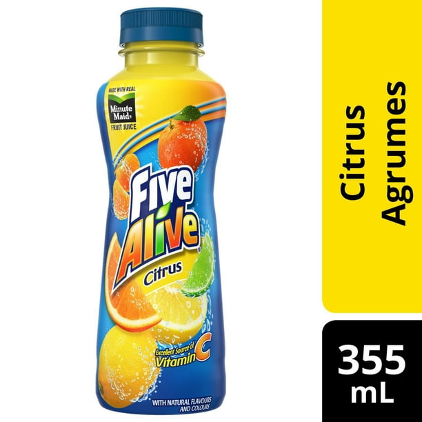 Five Alive agrumes Bouteille, 355 mL 355 mL