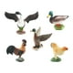 thumbnail image 2 of 5x Mini Animales de Granja Modelo Cognición Juguete Decoraciones Juego de Aves de Corral, 2 of 8