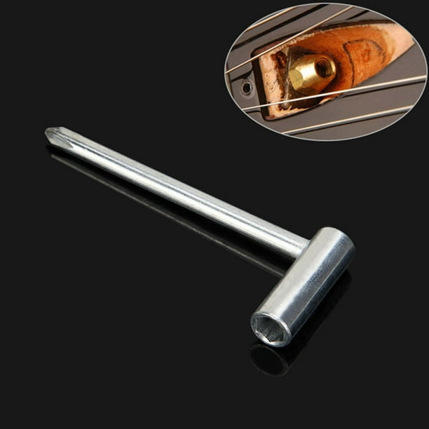 Guitar Truss Rod Wrench with 7mm Nut Driver 6.35mm Cross Screwdriver