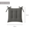 thumbnail image 4 of TESSO HOME Set de 6 Cojines Acolchados para Silla de Comedor con Lazos Relleno Ideal Almohadillas para los Asientos Medidas 42 x 42 x 7 cm, 4 of 6
