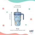 thumbnail image 4 of Zak Designs Bluey 10oz Mini Cruiser Tumbler, Soft Straw Stainless Steel Tumbler for Toddlers, Leak-Proof, Easy to Hold Handle, 4 of 6