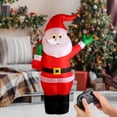 thumbnail image 3 of Inflables de Papá Noel para decoración exterior, con música, ideales para jardín y fiestas, 3 of 9