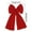 Red, variant on Hometravel Christmas Oversized Bow Decor, Double Layer Design with Flowing Tails, Statement Hanging Ornament for Tree and Mantel Display