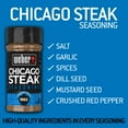 thumbnail image 3 of Weber Chicago Steak® Seasoning, Gluten Free, 5.5 oz Shaker, 3 of 15