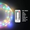 thumbnail image 2 of Led Rope Lights Outdoor, Multi Colored Indoor String Lights With Remote, 8 Modes, Waterproof, 22.96ft Usb Powered Fairy Lights For Bedroom,garden, 2 of 5