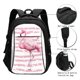 thumbnail image 3 of Disketp Flamingo Mochila de Viaje Estampada para Laptop con Puerto de Carga USB, Mochila Impermeable para Computadora – Regalo para Hombres y Mujeres, 3 of 7