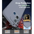 thumbnail image 4 of Compatible with Redmi 12C Case for Women Men, Ultra Slim Xiaomi Redmi 12C Phone Case Silicone Liquid Soft Shockproof Anti-Scratch Protective Cases (Grey), 4 of 14