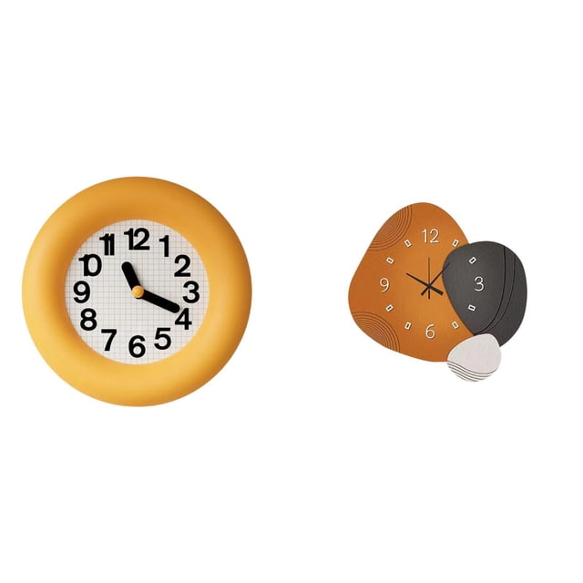Reloj De Pared Analógico Silencioso Contemporáneo, Arte Decorativo, Colgante Redondo De Madera, Ideal Para Cocina, Comedor, Dormitorio, Baño, Restaurante, Hogar. Regalo Ideal.
