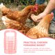 thumbnail image 3 of unbranded Alimentador Reutilizable De Plástico Rosa Para Gallinas Con Cesta Para Forrajeo De Y Verduras, 3 of 8