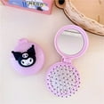 thumbnail image 4 of Sanrio Accessories HelloKitty Folding Massage Small Comb Candy Color Melody Kuromi Cinnamoroll Anime Air Folding Mirror Gift, 4 of 22