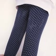 thumbnail image 6 of GigrtiJin Fall Winter Girls Elastic Pants Fashion Polka Dots Brushed Warm Pants Casual Comfy Padded Leggings, 6 of 6