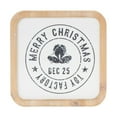 thumbnail image 2 of Melrose International LLC Christmas Mail Stamp Plaque (Set of 12) 5"SQ MDF/Wood, 2 of 3