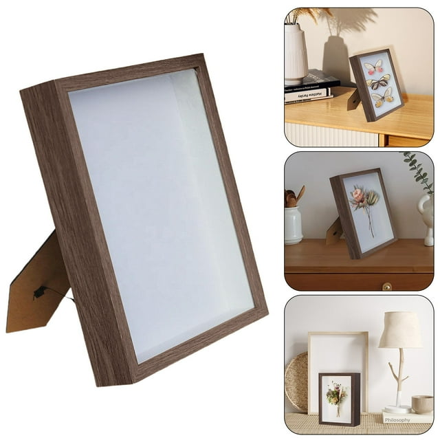 Vintage Hollow Photo Frame With Handmade Butterfly And Decorations For Display Stylish Three Ornament With Artistic Value
