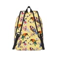 thumbnail image 3 of Balery Beautiful Bright Birds And Flowers Vintage Canvas Backpack for Men and Women - Large Capacity, Durable Travel Laptop Bag for School, Work, Hiking, and Outdoor Activities, 3 of 7